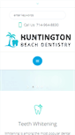 Mobile Screenshot of dentistryhuntingtonbeach.com